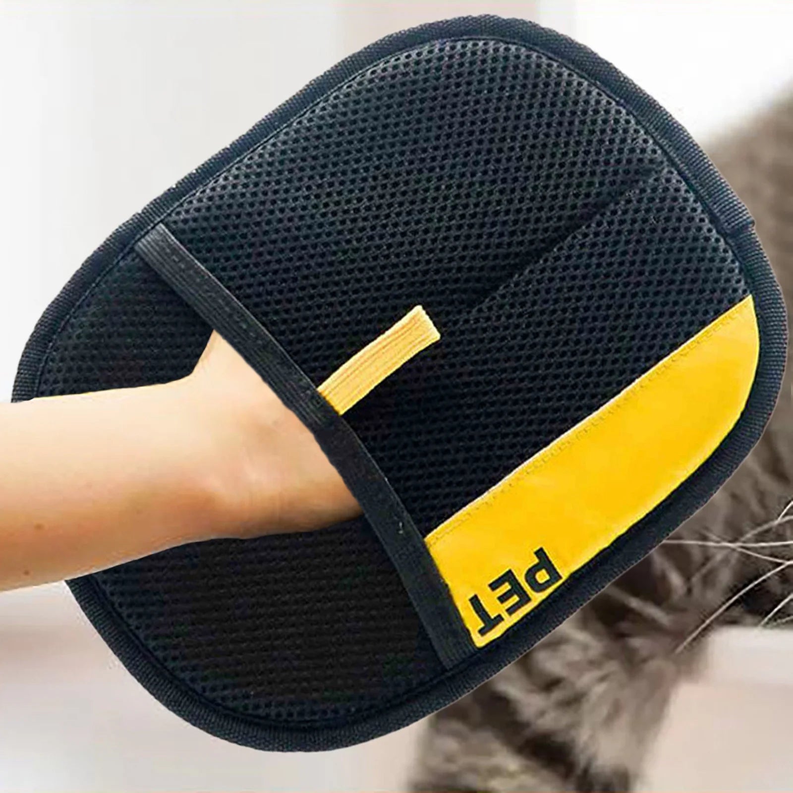 Pet Hair Removal Glove, 2025 New Upgrade Reusable Efficient Grooming Gloves for Pet Hair,Animal Removal Tool for Cats & Dogs